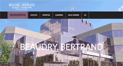 Desktop Screenshot of beaudry-bertrand.com
